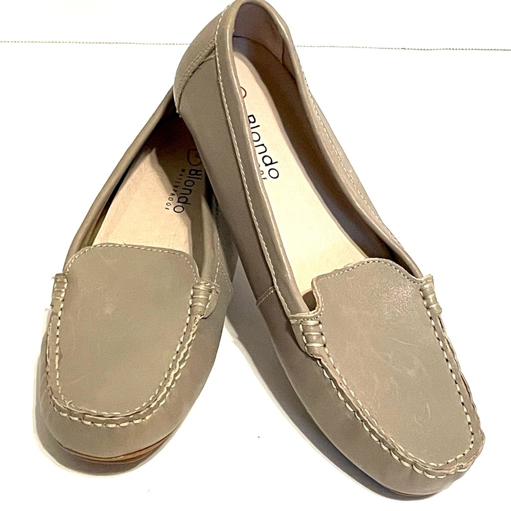 Blondo Dale Leather Flats Shoes Moccasins US 6.5M Waterproof And Comfortable